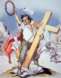 विलियम जेनिंग्स ब्रायन (1860-1925) एक डेमोक्रेटिक कन्वेंशन, शिकागो में बोलते हुए द्वारा अमेरिकी स्कूल