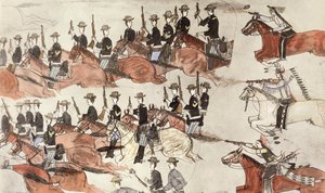 लिटिल बिगहॉर्न, मोंटाना, संयुक्त राज्य अमेरिका की लड़ाई, 25-26 जून 1876 c1900