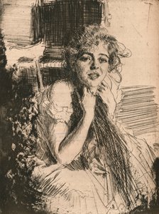 मार्ले एम्मा रासमुसेन का चित्रण, 1904, 1906 द्वारा अलग है लियोनार्ड ज़ोर्न