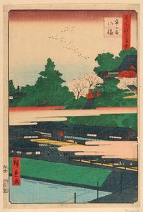 ईदो के 100 दृश्यों की श्रृंखला से इचिगया हचिमन द्वारा Ando Hiroshige