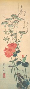 सुपर्ब पिंक्स एंड चाइनीज एग्रीमोनी, सीए। 1836., सीए। 1836. द्वारा एंडो हिरोशिगे