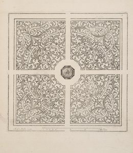 थिएटर डेस प्लान्स एट जार्डिनेज, पब 1652 (उत्कीर्णन) से पार्टेरे के लिए डिज़ाइन