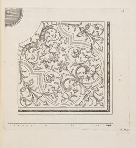 थिएटर डेस प्लान्स एट जार्डिनेज, पब 1652 (उत्कीर्णन) से पार्टेरे के लिए डिज़ाइन