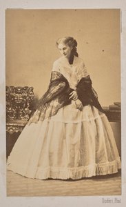 डचेस सोफिया डी मोर्नी 1838-1896, काउंटेस ट्रुबेत्सकाया, 1862 में जन्म। द्वारा आंद्रे एडोल्फ यूजीन डिसडेरी