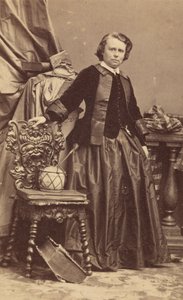 रोज़ा बोनहुर का पोर्ट्रेट 1822-1899, 1860 के दशक की शुरुआत में। द्वारा आंद्रे एडोल्फ यूजीन डिसडेरी