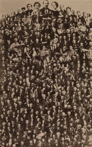 नेपोलियन III का इंपीरियल कोर्ट, सीए। 1866, 1940 के दशक में छपी।