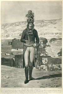 1798 में मिस्र के अभियान के दौरान जनरल लुइस चार्ल्स एंटोनी देसाई के पैर में पोर्ट्रेट