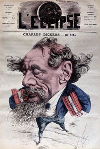 चार्ल्स डिकेंस - गिल द्वारा 14/06/1868 से "" L'Eclipse"" में। द्वारा एंड्रयू गिल