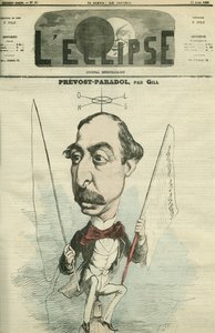 लुसिएन अनातोले प्रीवोस्ट-पैराडोल (प्रीवोस्ट पैराडोल) (1829-1870), फ्रांसीसी साहित्यिक आलोचक। गिल द्वारा "" L'Eclipse" में कवर करें, अगस्त १५ द्वारा एंड्रयू गिल