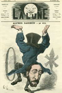 अल्फ्रेड डारिमोन का पोर्ट्रेट (1819-1902), फ्रांसीसी राजनीतिज्ञ। गिल द्वारा कार्टून, "ला लुने" में, 28 दिसंबर द्वारा एंड्रयू गिल