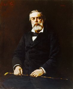 जूल्स वैलेस का पोर्ट्रेट 1832-1885, 1881। द्वारा एंड्रयू गिल