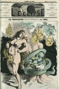 प्रलोभन, गणतंत्र-ईव ऑरलियन्स-सांप द्वारा लुभाया गया। गिल द्वारा "" L'Eclipse" में कवर, दिसंबर 17 द्वारा एंड्रयू गिल