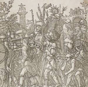 सीज़र की विजय, 1599 द्वारा एंड्रिया एंड्रीनी