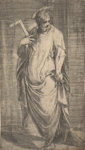 मसीह और प्रेरितों से सेंट जेम्स माइनर, ca. 1548-1550। द्वारा एंड्रिया शियावोन