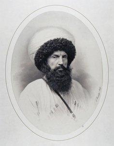 इमाम शामिल का चित्रण 1797-1871, 1859 द्वारा आंद्रेई डेनिर्क