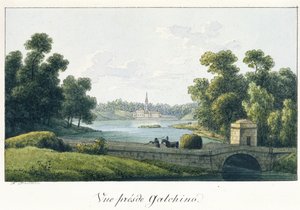 1817 से पहले Gatchina में Priory पैलेस