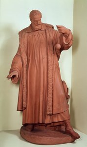 गैलीलियो गैलीली (1564-1642) c.1630 (टेराकोटा) द्वारा आंद्रेअस बोनस