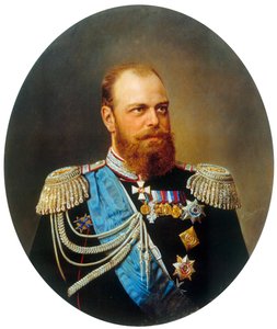 सम्राट अलेक्जेंडर III का पोर्ट्रेट, 1845-1894, 19 वीं शताब्दी। द्वारा एंड्रे निकोलायेविच शाल्ट