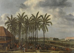 बटाविया का महल, 1661 द्वारा एंड्रीस बीकमैन
