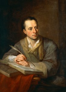 जोहान जोआचिम विंकेलमैन (स्टेंडल 1717-ट्राएस्टे 1768) का पोर्ट्रेट, जर्मन पुरातत्वविद् और कला इतिहासकार द्वारा एंजेलिका कॉफ़मैन