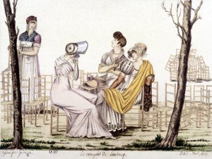 Les ennuyés de Lonchamp, मार्च 1806। Garbizza द्वारा आरेखण। द्वारा एंजेलो (बाद) गर्बिजो