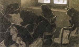 विंटर सिएस्टा, सी। 1902. द्वारा एंजेलो मोरबेली