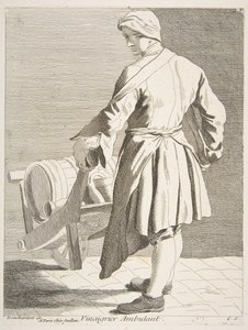 भटक सिरका विक्रेता, 1738।