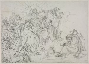 1798 के बाद विर्गिल्स जार्जिक्स से कृषि की अध्यक्षता करने वाले दिव्यांगों को निमंत्रण। द्वारा ऐनी लुइस गिरोडेट डी रॉसी ट्रायसन