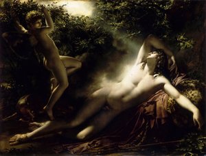 द स्लीप ऑफ एंडीमियन, 1791। द्वारा ऐनी लुइस गिरोडेट डी रॉसी ट्रायसन