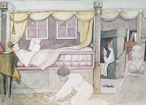 द न्यूरोविले केबिन ऑन द एरीडाइस, 1816 (कागज पर पेंसिल und wc)