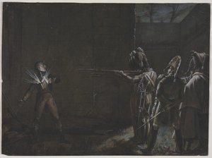 ड्यूक ऑफ एन्गिएन की फांसी, 21 मार्च 1804 द्वारा गुमनाम