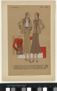 बहुत पेरिसियन। फैशन, ठाठ, लालित्य बहुत पेरिसियन, 1931, संख्या 6: 2. - आकर्षक स्पोर्ट्स सूट... द्वारा गुमनाम