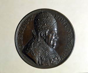 क्लेमेंट एक्स (1590 - 1676)। कांस्य पदक। , मिलन द्वारा अनाम अनाम