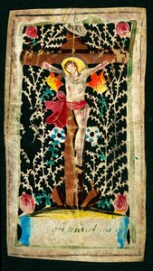 चैनल में क्रूसीफिकेशन पवित्र छवि। शिलालेख INRI (INRI)। निजि संग्रह द्वारा अनाम अनाम