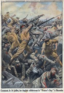 प्रथम विश्व युद्ध 1914-1918 (युद्ध 14-18)। 13 और 14 जुलाई 1916 को क्रेते बेजेंटिन की लड़ाई जहां अंग्रेजों ने जर्मन सेना का विरोध किया। "" ले पेटिट जर्नल "" में, 6/08/1916 को। निजि संग्रह द्वारा अनाम अनाम