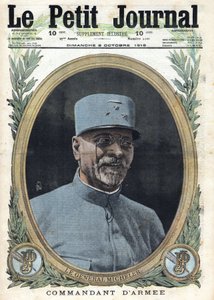 प्रथम विश्व युद्ध 1914-1918 (युद्ध 14-18)। 8/10/1916 को "ले पेटिट जर्नल" में जनरल जोसेफ अल्फ्रेड माइकलर (1861-1931) का पोर्ट्रेट द्वारा अनाम अनाम