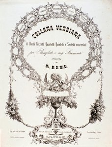 Giuseppe Verdi . द्वारा संगीत स्कोर के संग्रह का अग्रभाग द्वारा अनाम अनाम