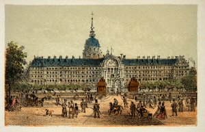पेरिस 1874: होटल डेस इनवैलिड्स, निजी संग्रह द्वारा अनाम अनाम