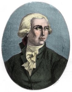 एंटोनी लॉरेंट लवॉज़ियर का पोर्ट्रेट - एंटोनी लॉरेंट लावोज़ियर (1743-1794) का पोर्ट्रेट, फ्रांसीसी रसायनज्ञ - 1863 से ड्यूप्रे डे ला माहेरी द्वारा "ले लिवर रूज - हिस्टोइरे डी ल'चफौद एन फ्रांस" में उत्कीर्णन। निजि संग्रह। द्वारा अनाम अनाम
