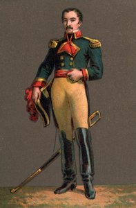 फ्रांसिस्को सोलानो लोपेज (1827-1870) परागुआयन तानाशाह का पोर्ट्रेट। क्रोमोलिथोग्राफी निजी संग्रह द्वारा अनाम अनाम