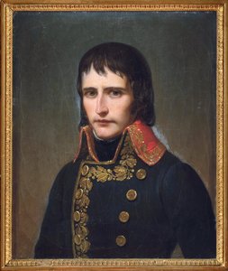 जनरल बोनापार्ट का पोर्ट्रेट (1769-1821), बेनामी। तेल के रंगों से केन्वस पर बना चित्र द्वारा अनाम अनाम
