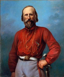 ग्यूसेप गैरीबाल्डी का पोर्ट्रेट (1807-1882) बेनामी पेंटिंग 19वीं सदी। ब्रेशिया, निजी संग्रह द्वारा अनाम अनाम