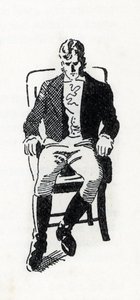 एमिली ब्रोंटे (1818-1848) (ड्राइंग) द्वारा हीथक्लिफ व्यक्तित्व डू रोमन "द वुथरिंग हाइट्स" का पोर्ट्रेट द्वारा अनाम अनाम