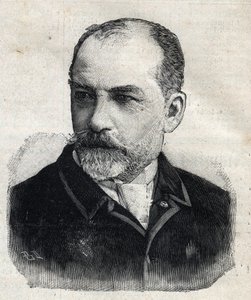 लियोन बोनट (1833-1922) का पोर्ट्रेट, उस समय के फ्रांसीसी चित्रकार सोसाइटी डेस आर्टिस्ट फ़्रैंकैस के अध्यक्ष थे। "" ले प्यूट पेरिसियन "" में उत्कीर्णन द्वारा अनाम अनाम
