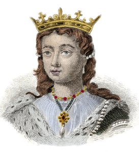 अंजु की मार्गरीटा का पोर्ट्रेट, इंग्लैंड की रानी (1429-1482) 19वीं सदी की नक्काशी। मिलानी द्वारा अनाम अनाम