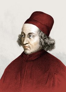 मार्सिलियो फिसिनो का पोर्ट्रेट, जिसे फ्रेंच मार्सिले फिकिन (1433 - 1499) में कहा जाता है, जो 18वीं शताब्दी को उकेरा गया है। द्वारा अनाम अनाम