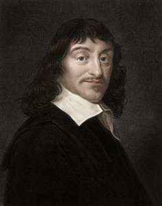 रेने डेसकार्टेस का पोर्ट्रेट (1596-1650), अंग्रेजी दार्शनिक और लेखक द्वारा अनाम अनाम