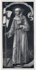 कैपिस्ट्रान के सेंट जॉन का पोर्ट्रेट (जियोवन्नी दा कैपस्ट्रानो) (1386-1456), इतालवी फ्रांसिस्कन। 15 वीं शताब्दी की पेंटिंग बार्टोलोमो विवरिनी द्वारा। लुई-यूजीन (लुई यूजीन) लौवेट द्वारा "लेस मिशन कैथोलिक्स औ XIXeme सिकल" में उत्कीर्णन। निजी कंपनी द्वारा अनाम अनाम