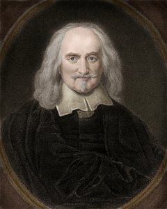 थॉमस हॉब्स का पोर्ट्रेट (1588-1679) अंग्रेजी दार्शनिक - थॉमस हॉब्स 1588-1679 अंग्रेजी दार्शनिक और राजनीतिक सिद्धांतकार द्वारा अनाम अनाम