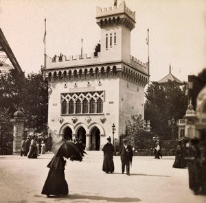 1900 की सार्वभौमिक प्रदर्शनी - पेरिस में 1900 की सार्वभौमिक प्रदर्शनी: सैन मैरिनो का मंडप - निजी संग्रह द्वारा अनाम अनाम